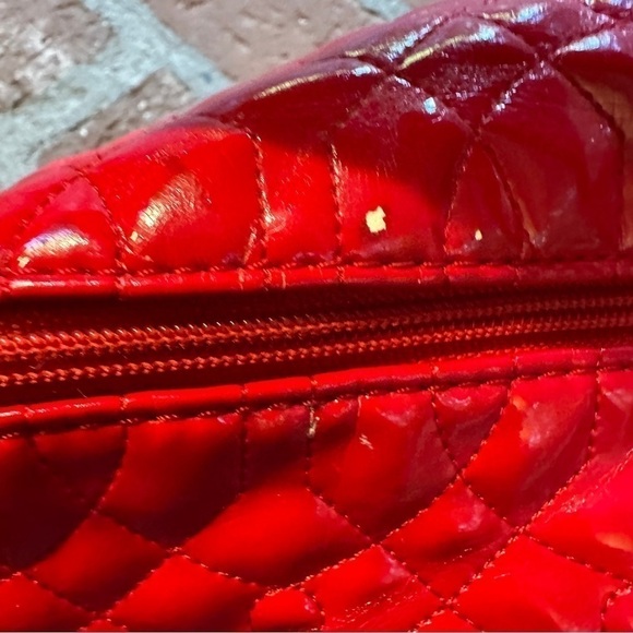 Donald J Pliner red & brown hobo bag - Picture 9 of 16